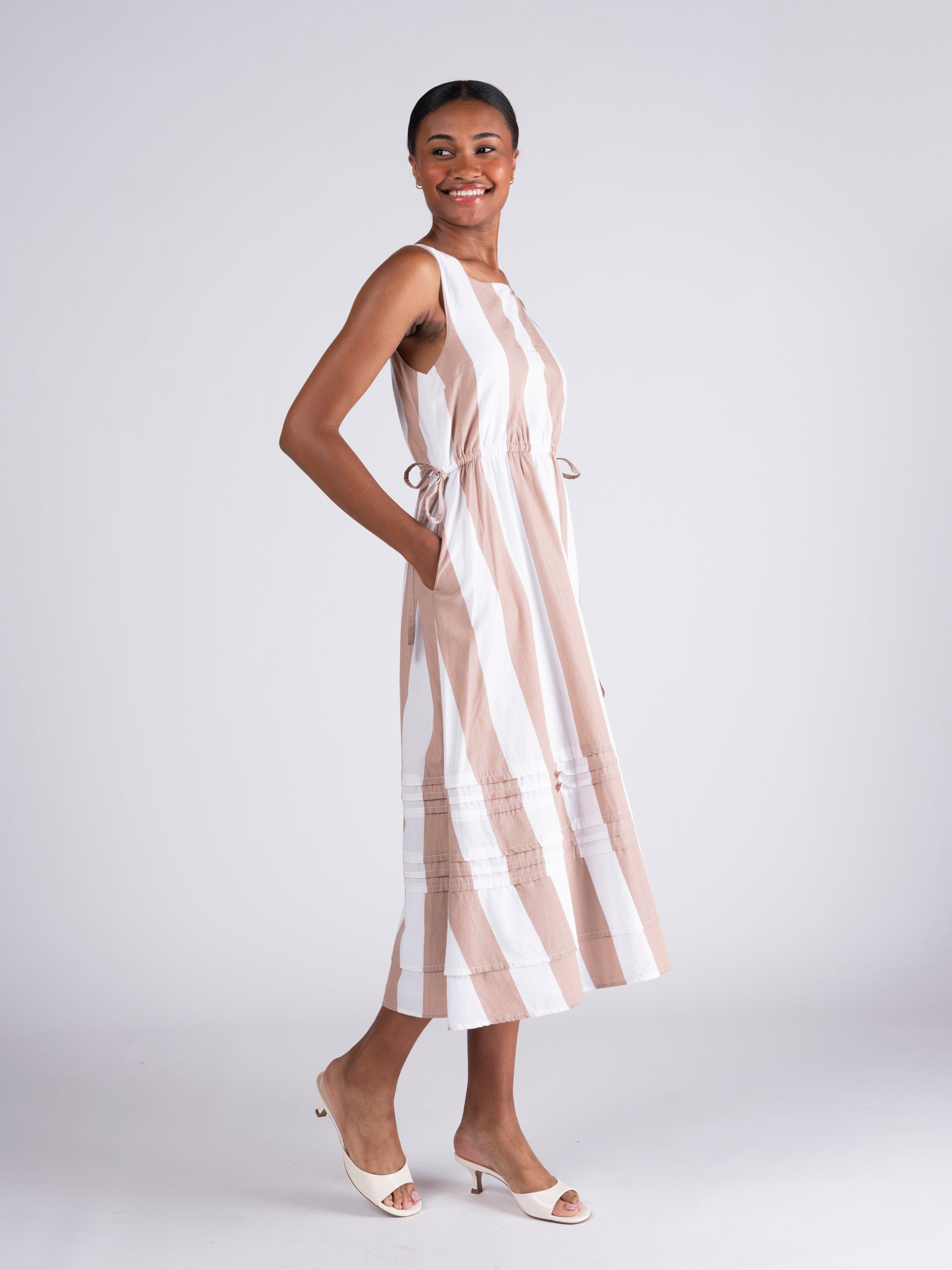 lenora ruched floral midi dress Francesca's Lenora Ruched Floral Midi Dress